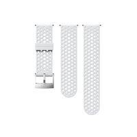 SUUNTO SUUNTO 24MM SILICONE WHITE/STEEL APYRANKė, SS050224000